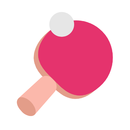 Table Tennis Paddle And Ball on Microsoft Fluent