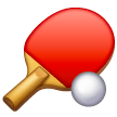 Table Tennis Paddle And Ball on Samsung