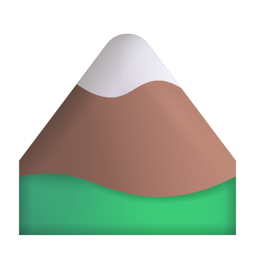 Snow-capped Mountain on Microsoft 3D
