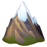 Snow-capped Mountain on WhatsApp