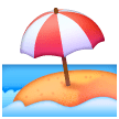 Beach With Umbrella on Samsung