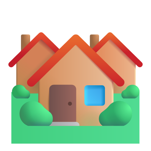 Houses on Microsoft 3D