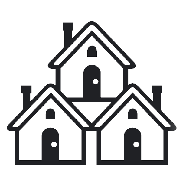 Houses on Noto Emoji