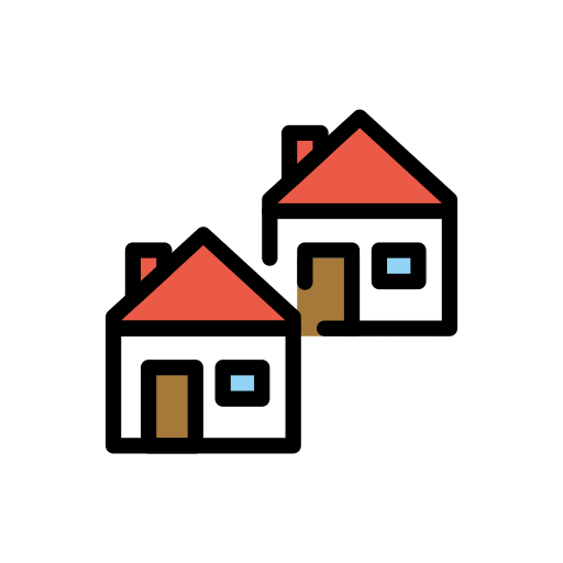 Houses on OpenMoji