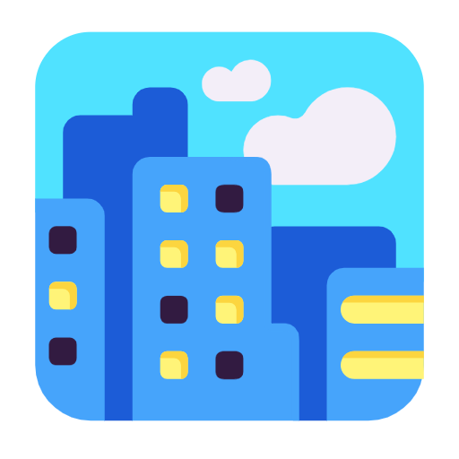 Cityscape on Microsoft Fluent