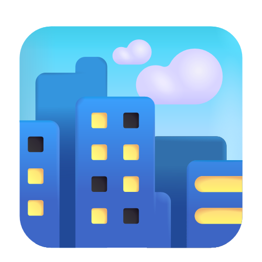Cityscape on Microsoft 3D