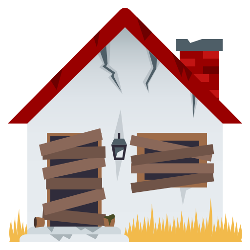 Derelict House on JoyPixels