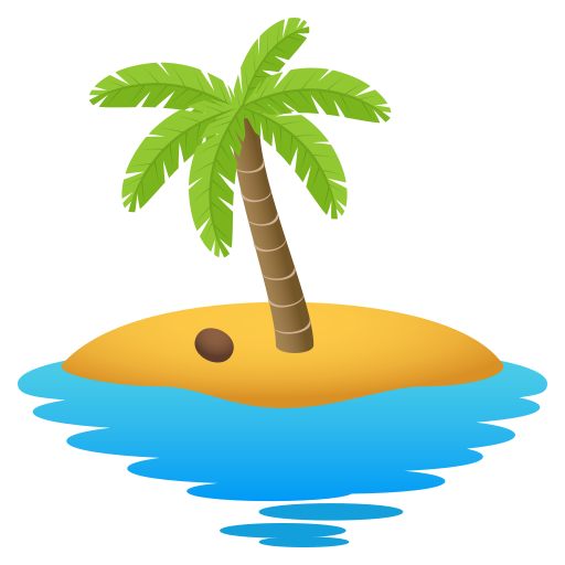 Desert Island on JoyPixels