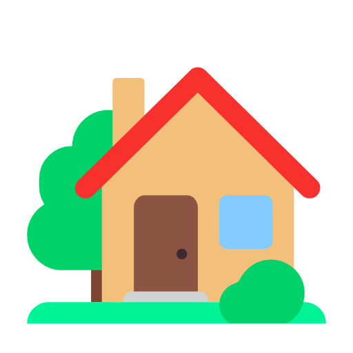 House With Garden on Microsoft Fluent