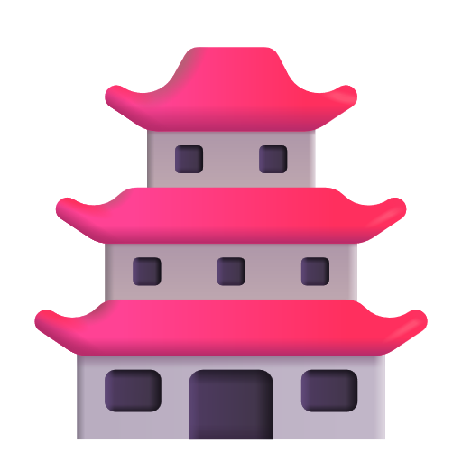 Japanese Castle on Microsoft 3D