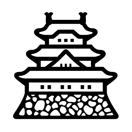 Japanese Castle on Noto Emoji