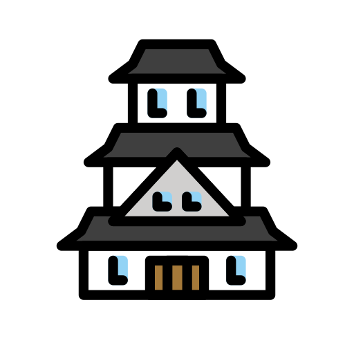 Japanese Castle on OpenMoji