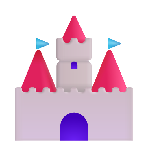 European Castle on Microsoft 3D