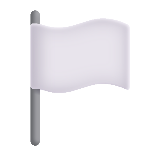 White Flag on Microsoft 3D