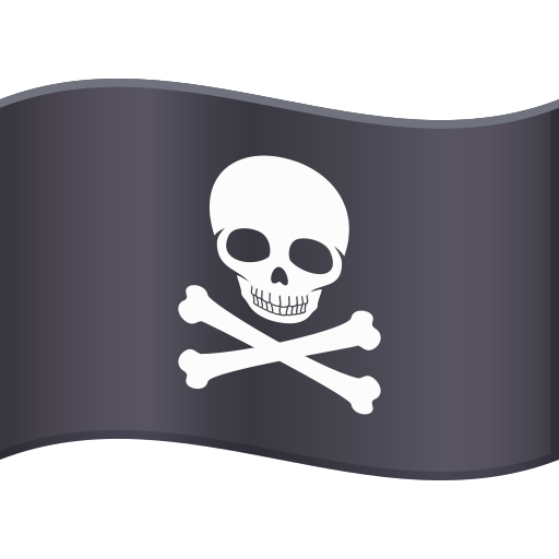 Pirate Flag on JoyPixels