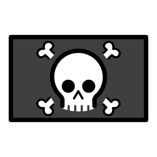 Pirate Flag on OpenMoji