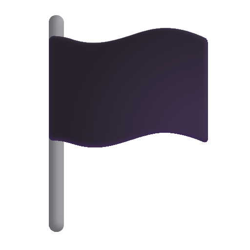 Waving Black Flag on Microsoft 3D