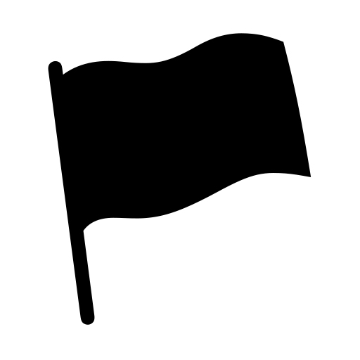 Waving Black Flag on Noto Emoji