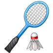Badminton Racquet And Shuttlecock on Samsung