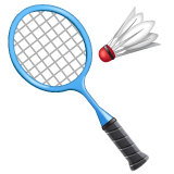 Badminton Racquet And Shuttlecock on WhatsApp