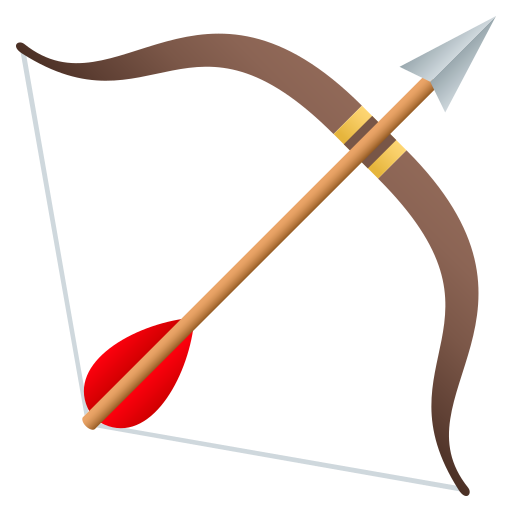 Bow And Arrow on JoyPixels