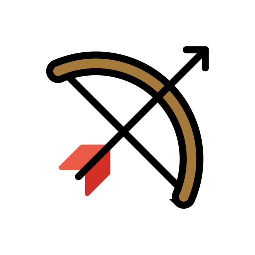 Bow And Arrow on OpenMoji