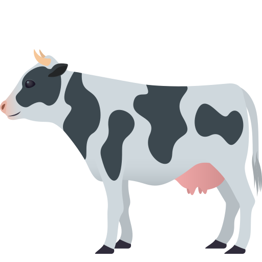 Cow on JoyPixels