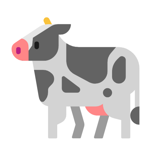 Cow on Microsoft Fluent