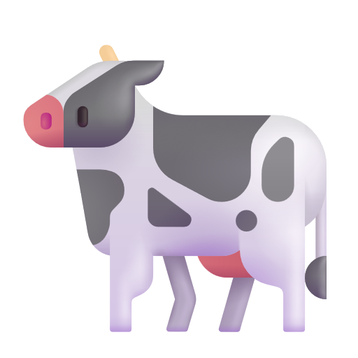 Cow on Microsoft 3D