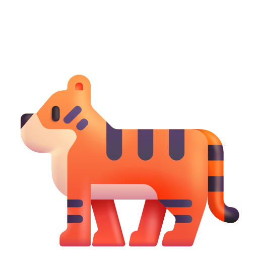 Tiger on Microsoft 3D