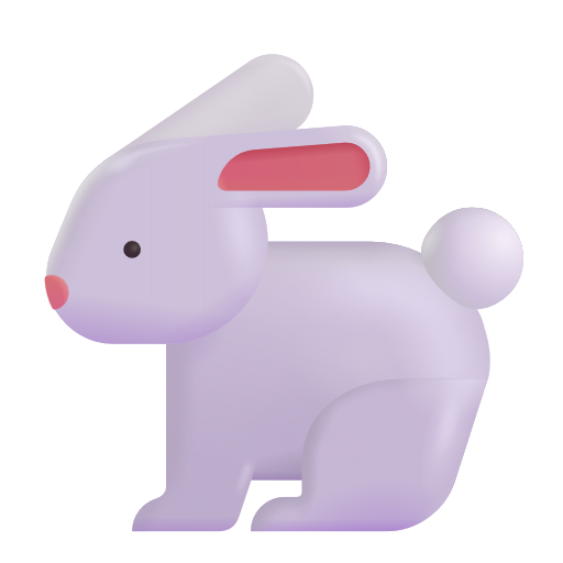 Rabbit on Microsoft 3D