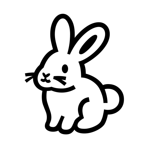 Rabbit on Noto Emoji
