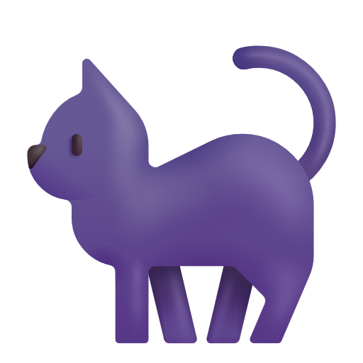 Black Cat on Microsoft 3D