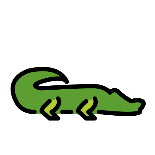 Crocodile on OpenMoji