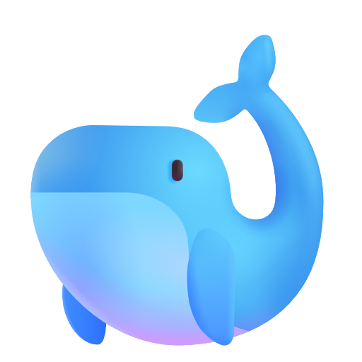Whale on Microsoft 3D