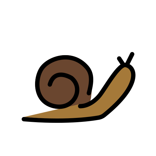 Snail on OpenMoji