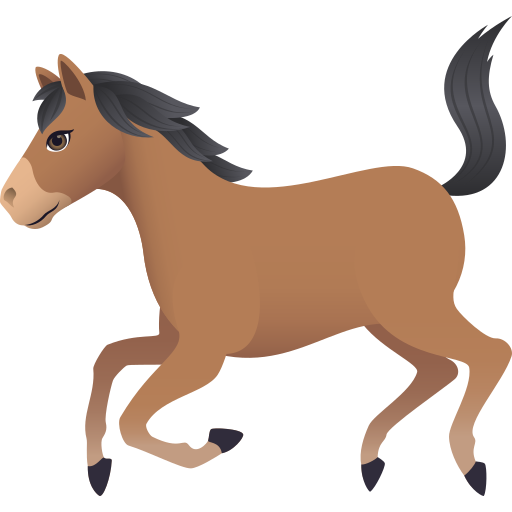 Horse on JoyPixels