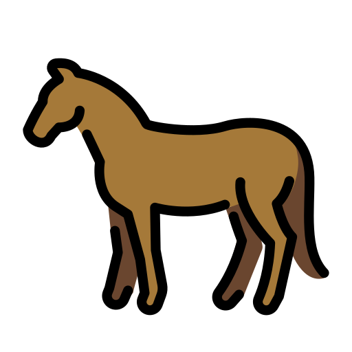 Horse on OpenMoji