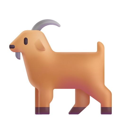 Goat on Microsoft 3D