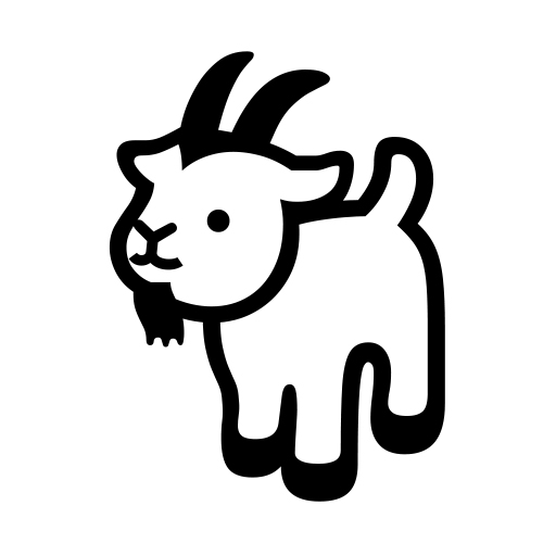 Goat on Noto Emoji