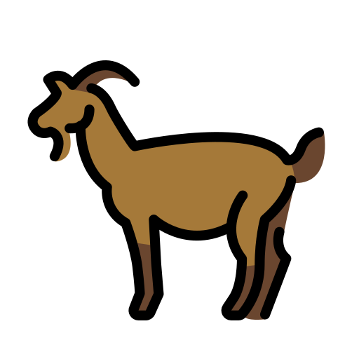 Goat on OpenMoji
