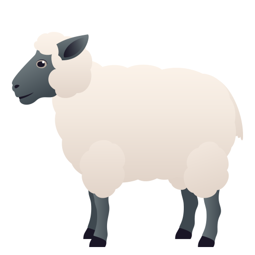 Sheep on JoyPixels