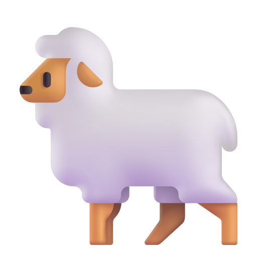 Sheep on Microsoft 3D