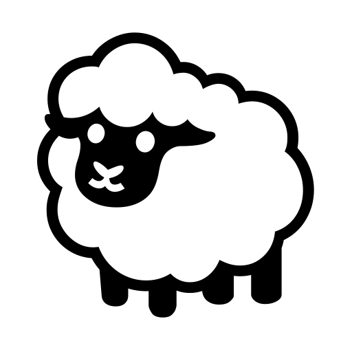 Sheep on Noto Emoji