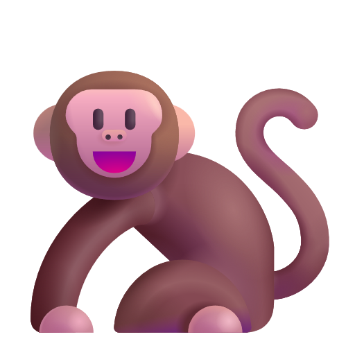 Monkey on Microsoft 3D
