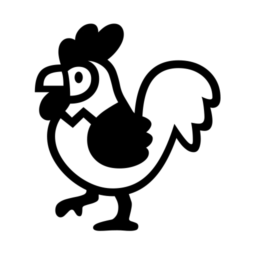 Rooster on Noto Emoji