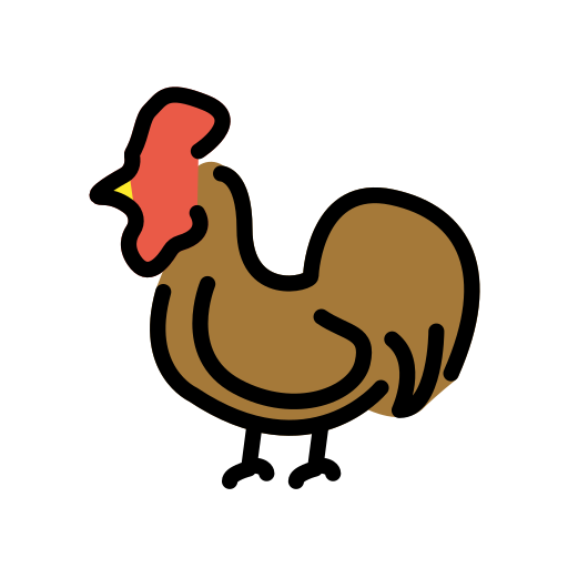 Rooster on OpenMoji
