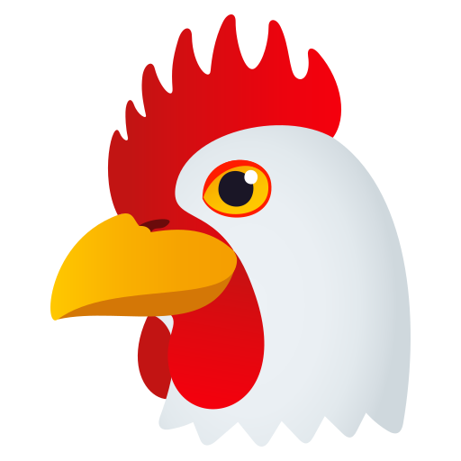 Chicken on JoyPixels