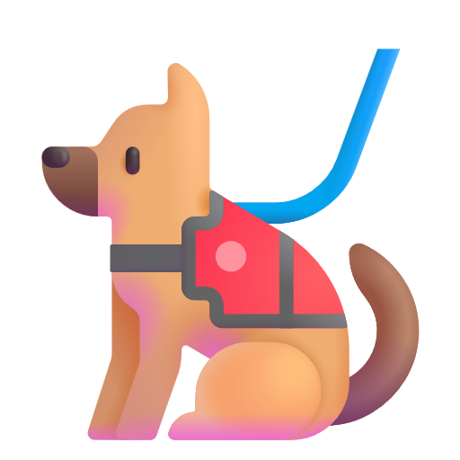 Service Dog on Microsoft 3D