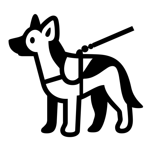 Service Dog on Noto Emoji